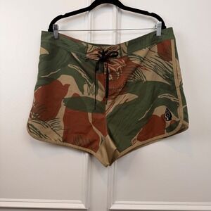 Tachuntfish Rhodesian Brushstroke Camo Shorts Mens 3XL Athletic, Fishing, Hiking